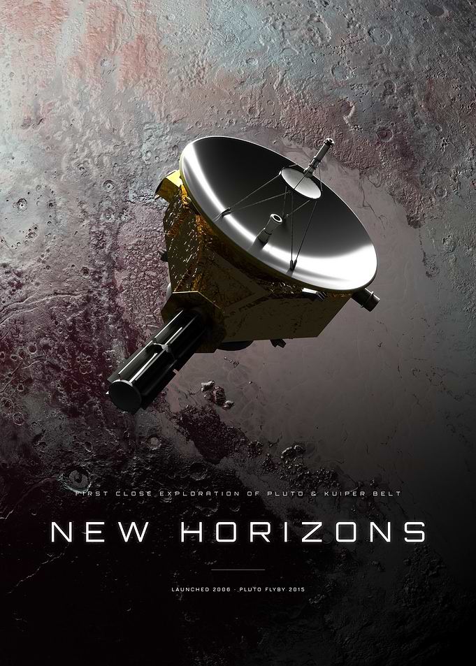 New Horizons Pluto Exploration Poster