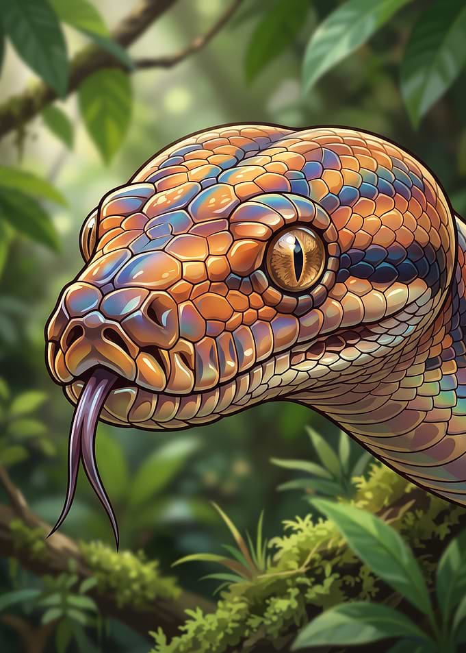 Rainbow boa