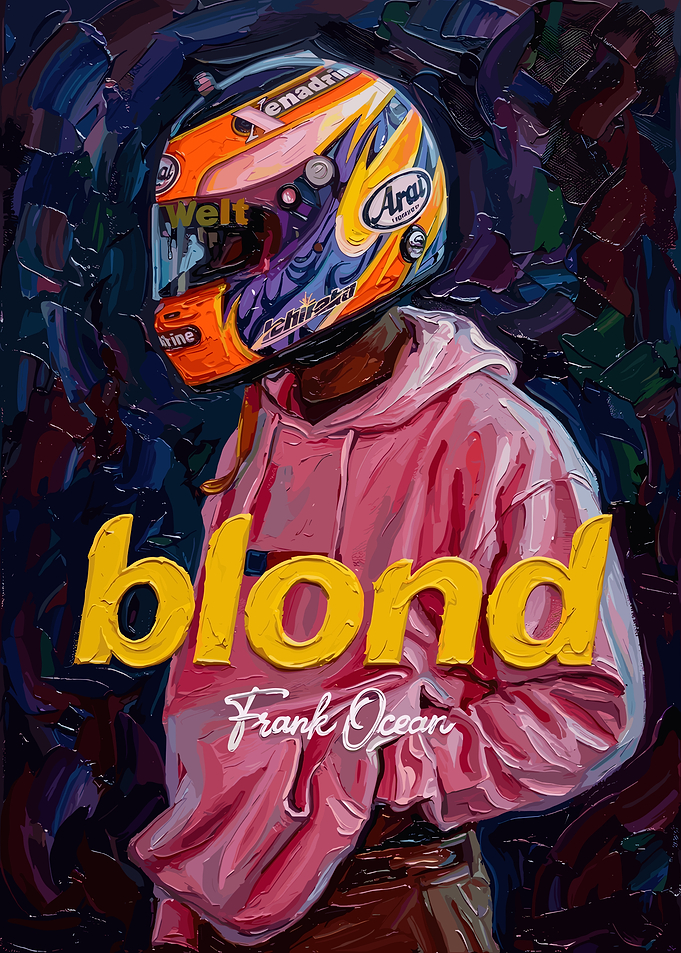 Frank Ocean Blond Album Art Painting