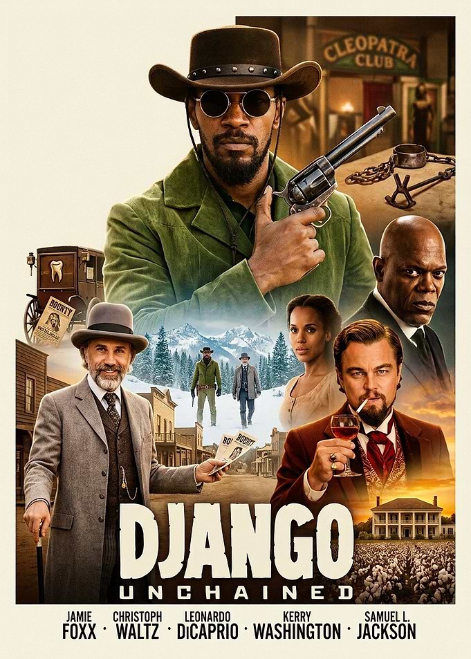 Django Unchained Official Movie Poster
