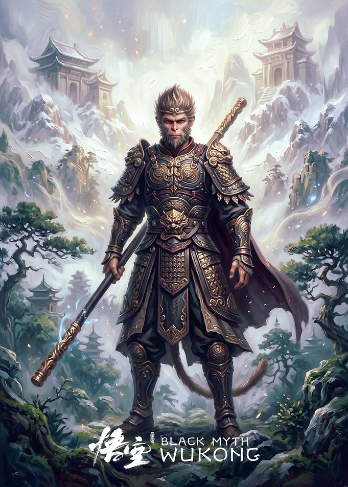 Sun Wukong Black Myth Wukong Poster