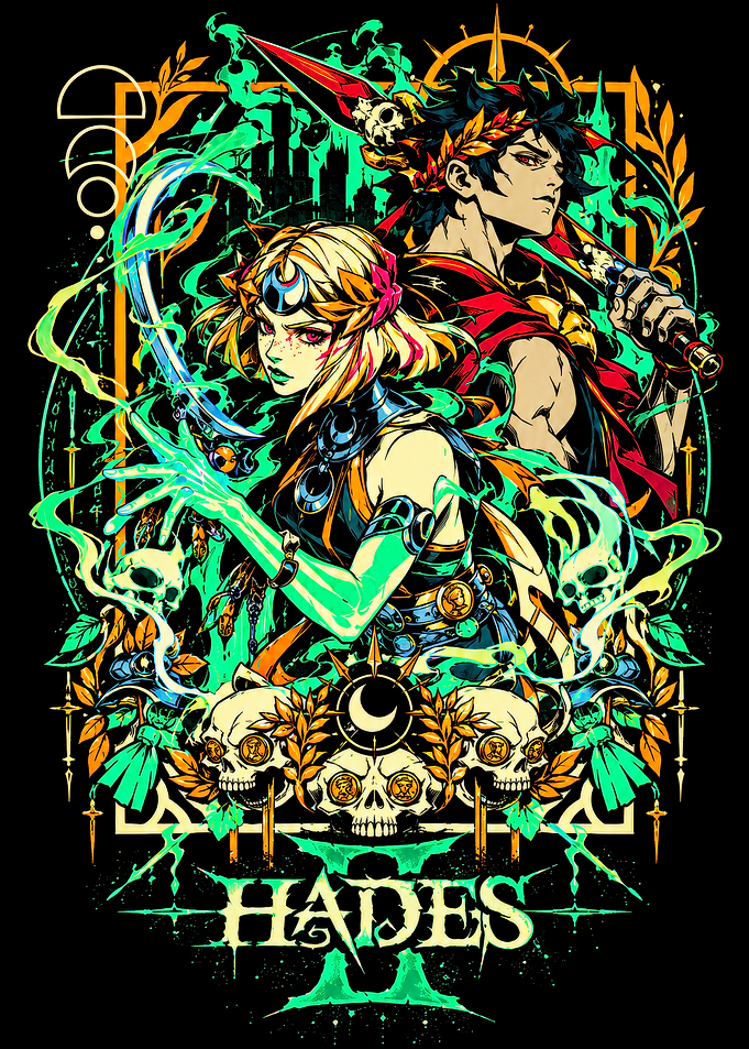 Hades II Melinoe and Zagreus Illustration