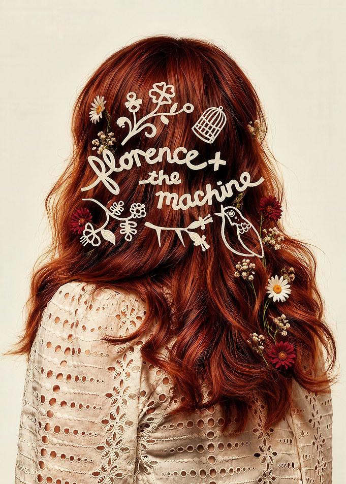 Florence and the Machine Hair Art