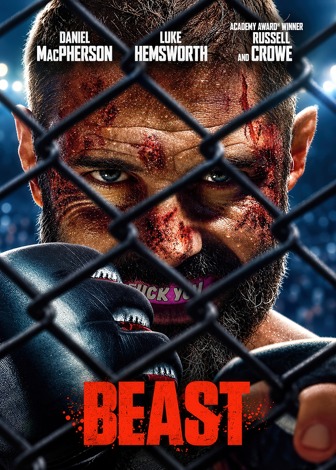 Beast Movie Poster Featuring MMA Fighter