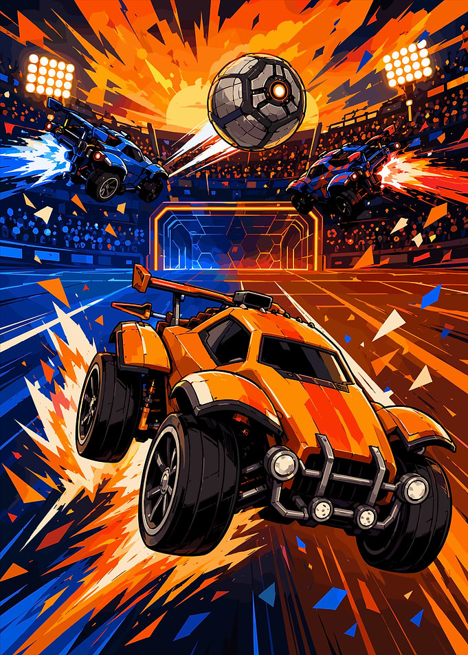 Rocket League Action Arena Match