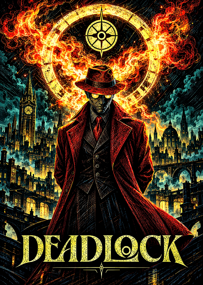 Deadlock Noir Fantasy Poster