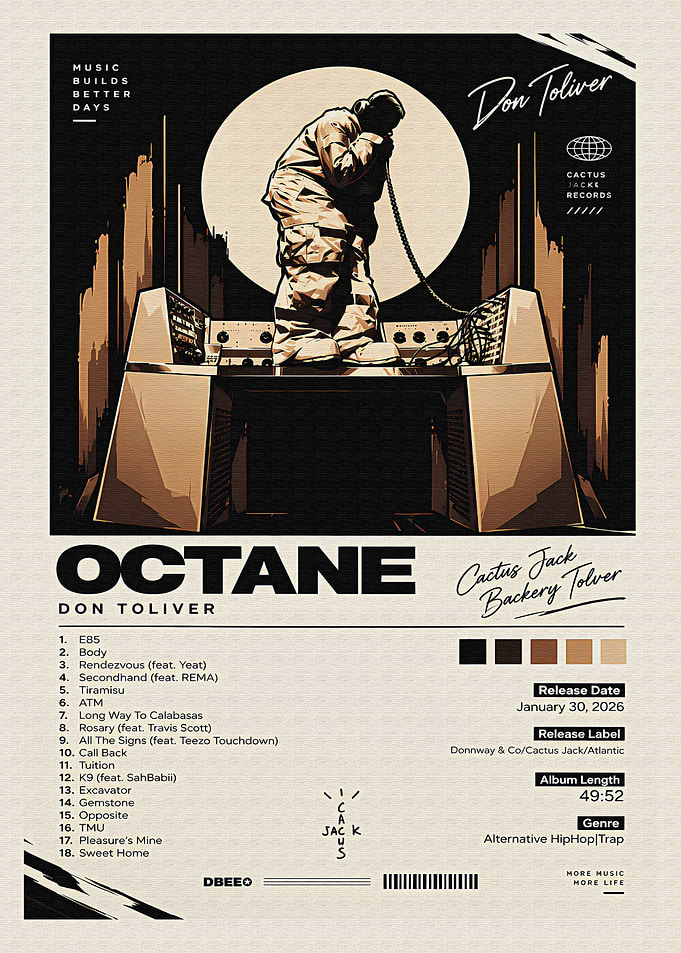 Don Toliver Octane Album Poster