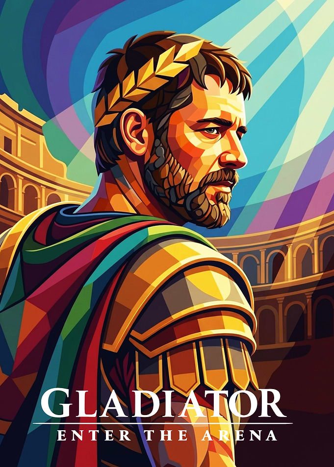 Gladiator Maximus Arena Poster
