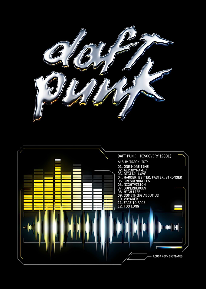 Daft Punk Discovery Album Poster