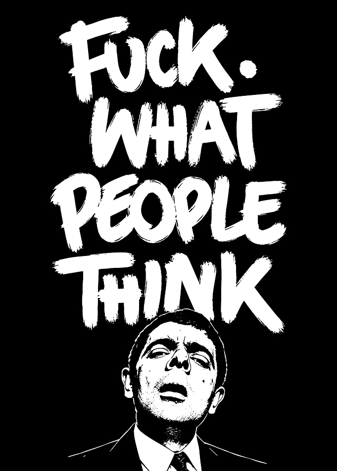 Mr. Bean Inspirational Quote Poster