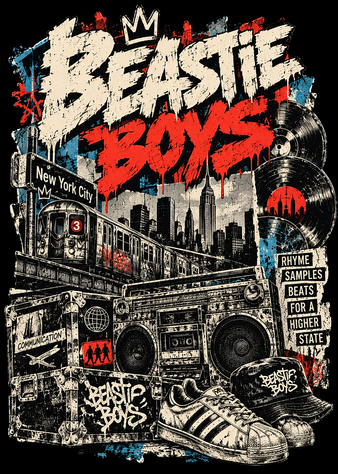 Beastie Boys New York City Graphic
