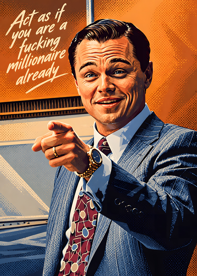 Wolf of Wall Street Motivational Poster