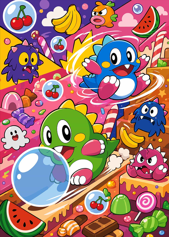 Bubble Bobble Candy Land Adventure