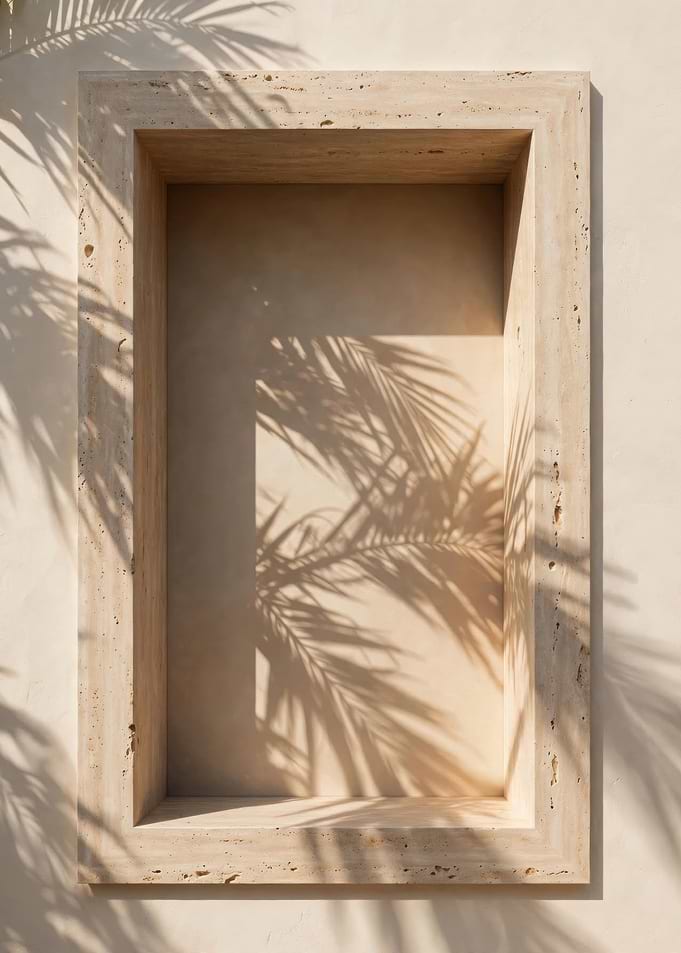 Balearic Travertine Stone Niche