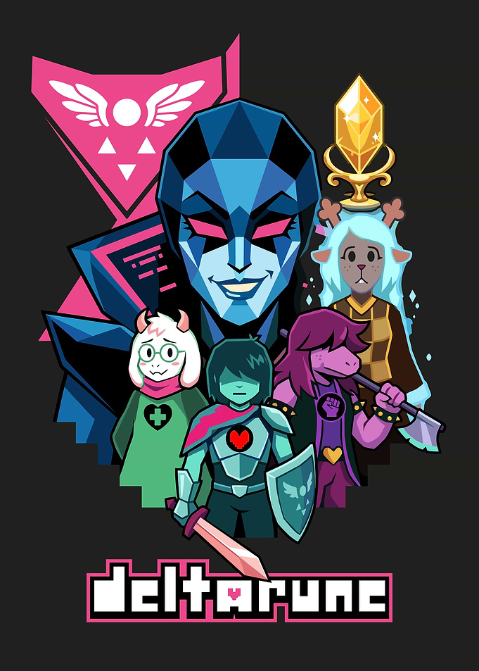 Deltarune Character Ensemble Art