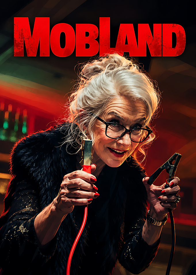 Mobland Movie Poster Featuring Older Woman