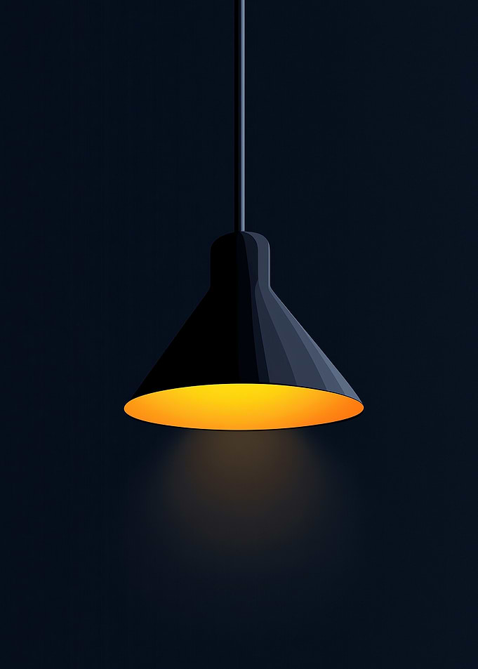 Minimalist Hanging Pendant Light