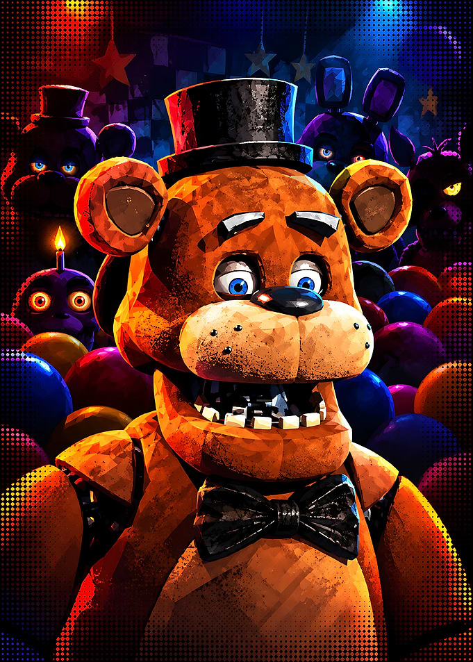 Five Nights at Freddy's Character Poster