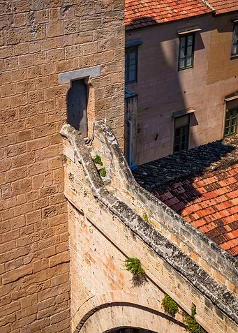 Ancient Stone Archway and Architecture