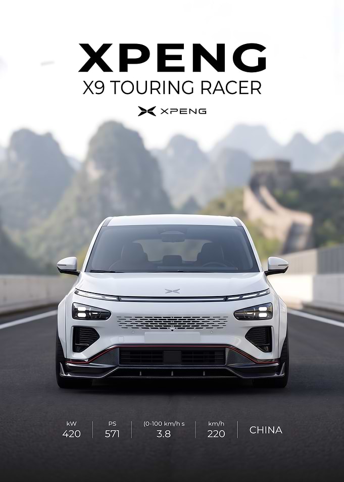 XPENG X9 Touring Racer Advertisement