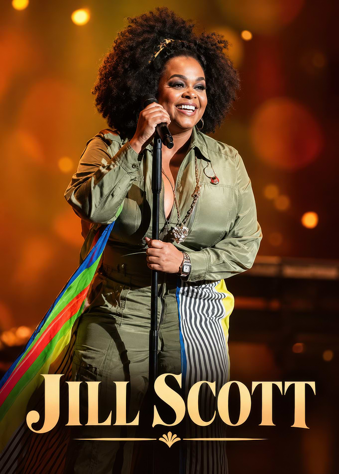 Jill Scott Live Performance Portrait