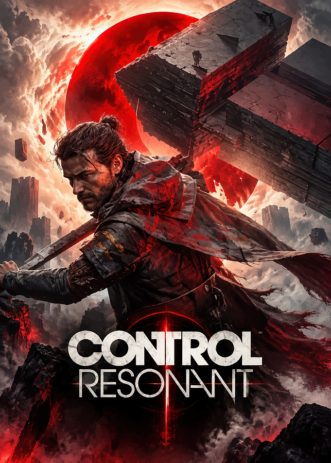 Control Resonant Fantasy Warrior Poster