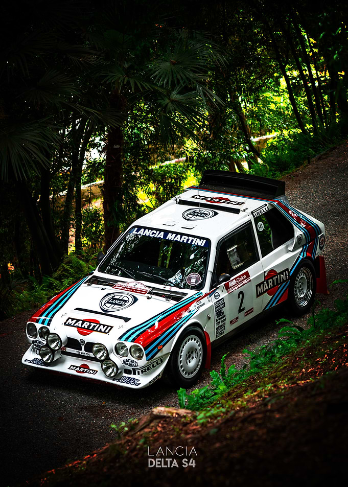 Lancia Delta S4 Martini Rally Car