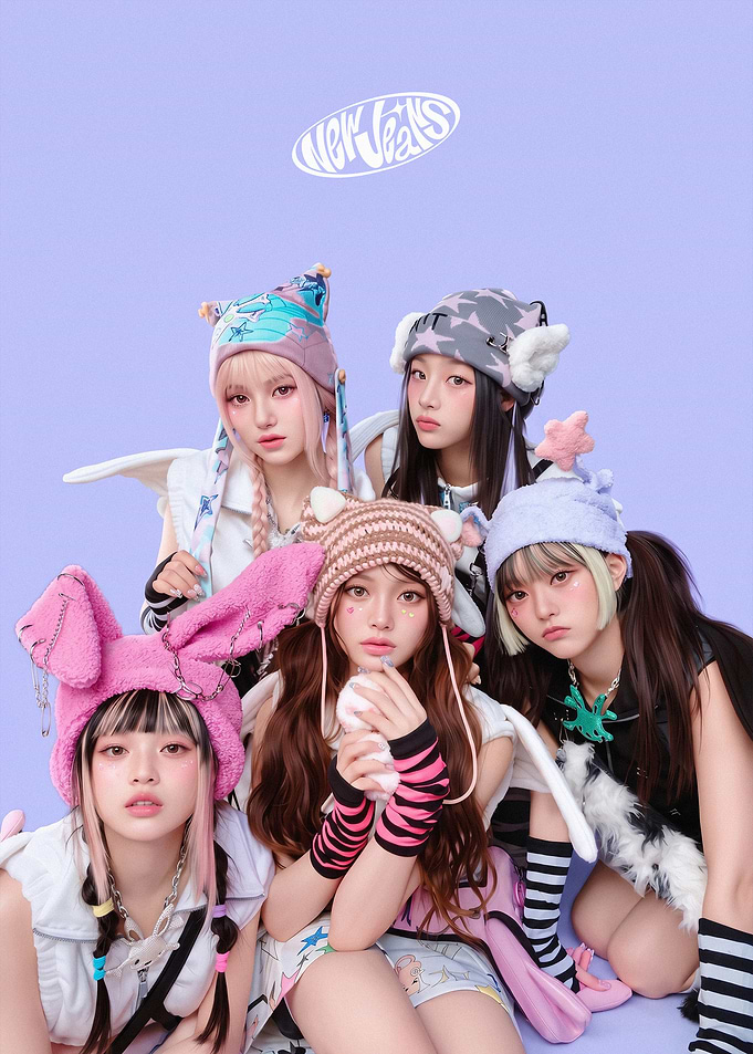 NewJeans K-pop Group Promotional Portrait