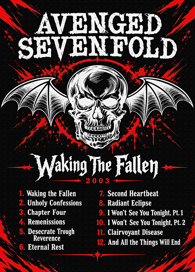 Avenged Sevenfold Waking The Fallen Poster