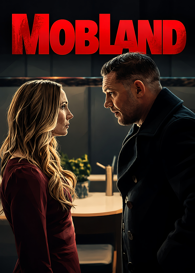 Mobland Movie Poster Featuring Two Characters