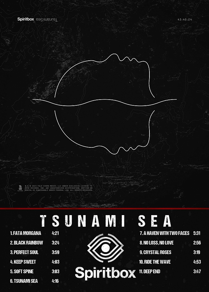Spiritbox Tsunami Sea Album Tracklist Poster