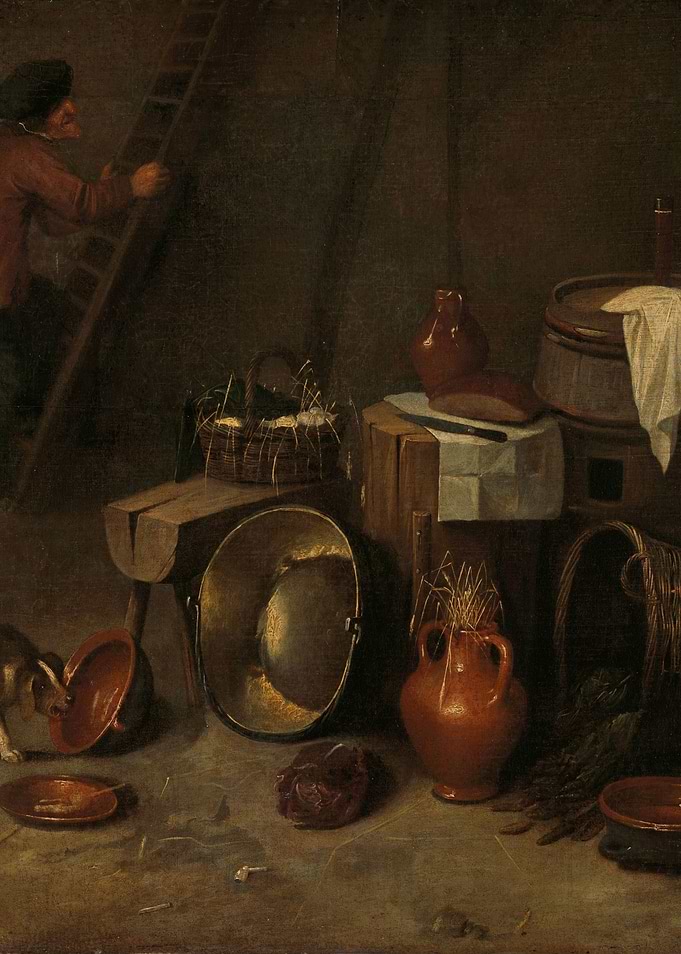 Rustic Kitchen Still Life Painting