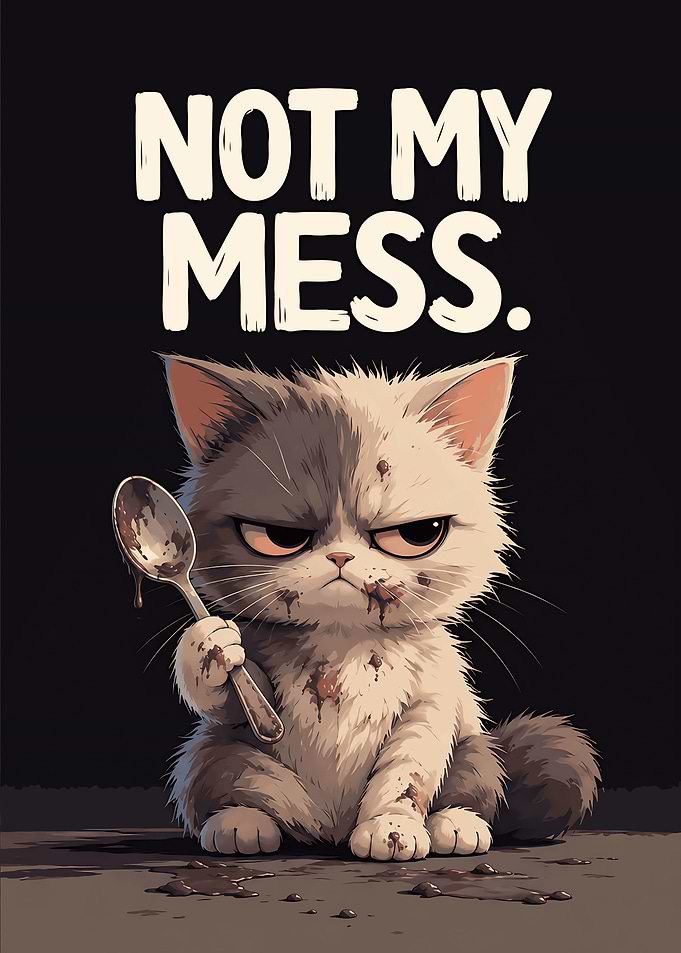 Grumpy Cat With Spoon