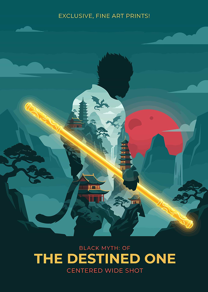 Black Myth Wukong Art Print