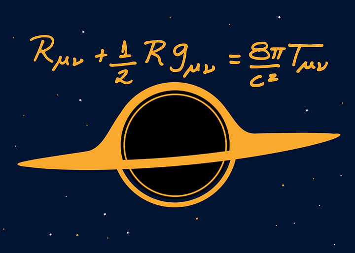 Einstein Field Equation Black Hole Illustration