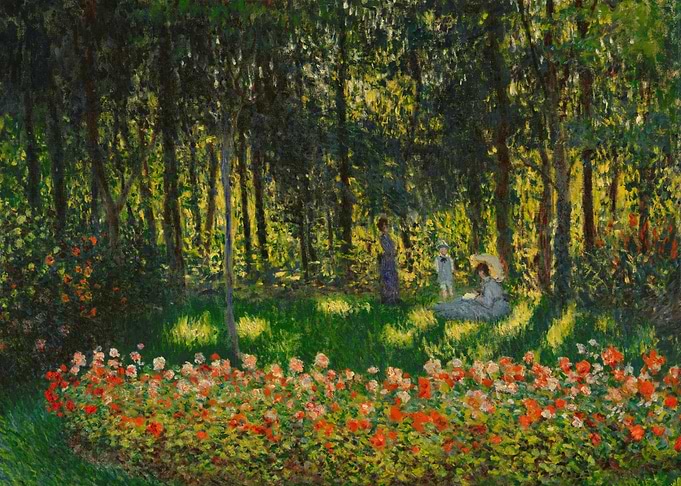Claude Monet-Au jardin, la famille de l’artiste