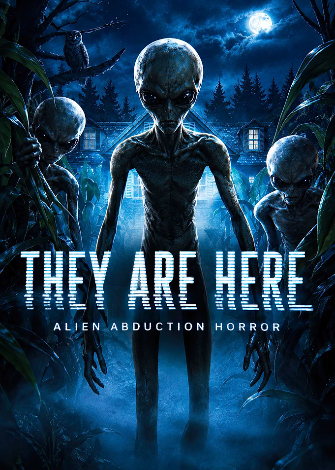 They Are Here Alien Horror Poster