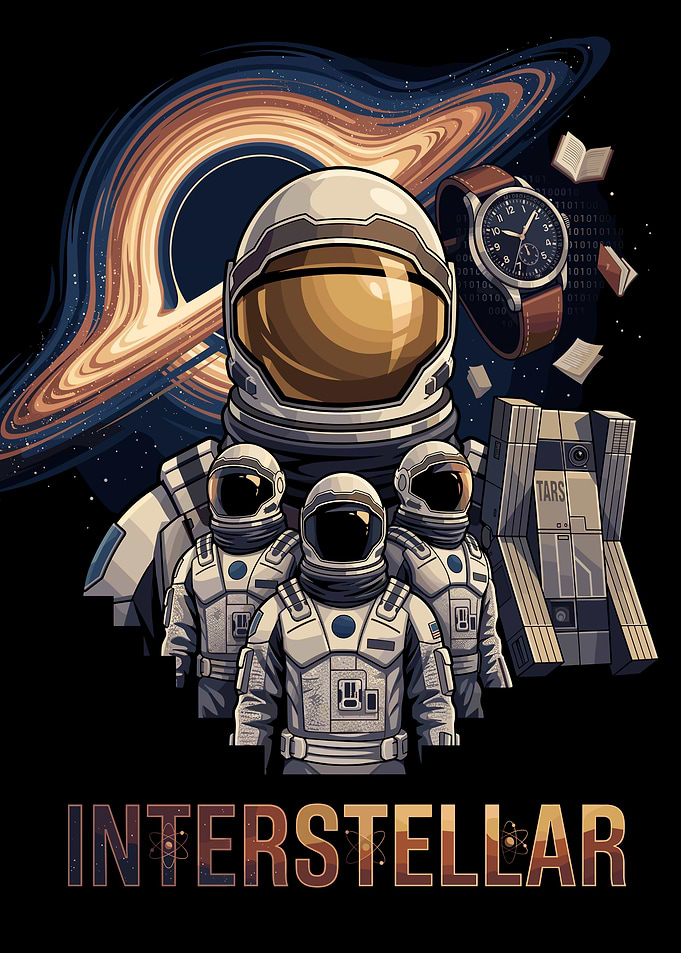Interstellar Movie Tribute Poster