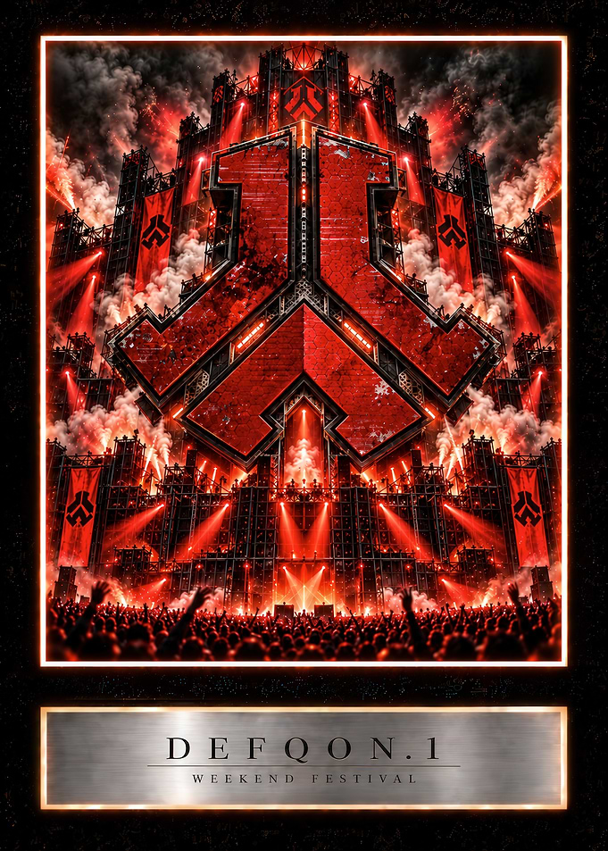 Defqon.1 Weekend Festival Stage Poster
