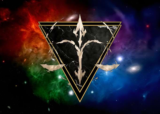 Libra Star Sign Metal Wall Art - Cosmic Poster Decor