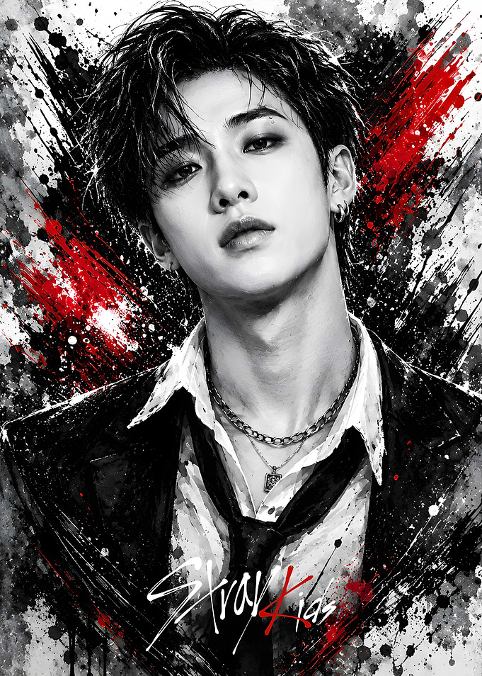 Stray Kids Bang Chan Portrait