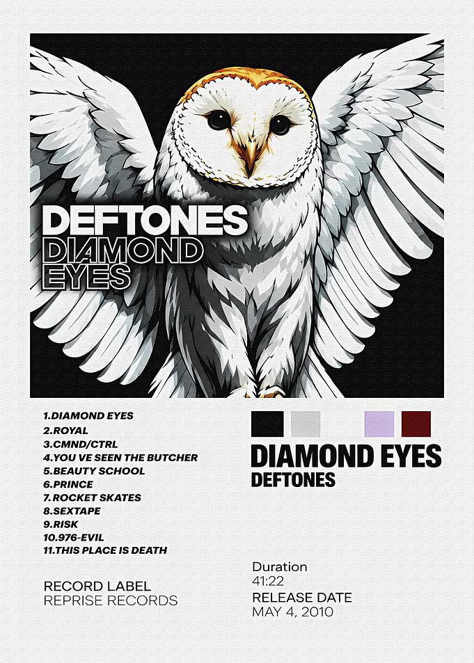 Deftones Diamond Eyes Album Poster