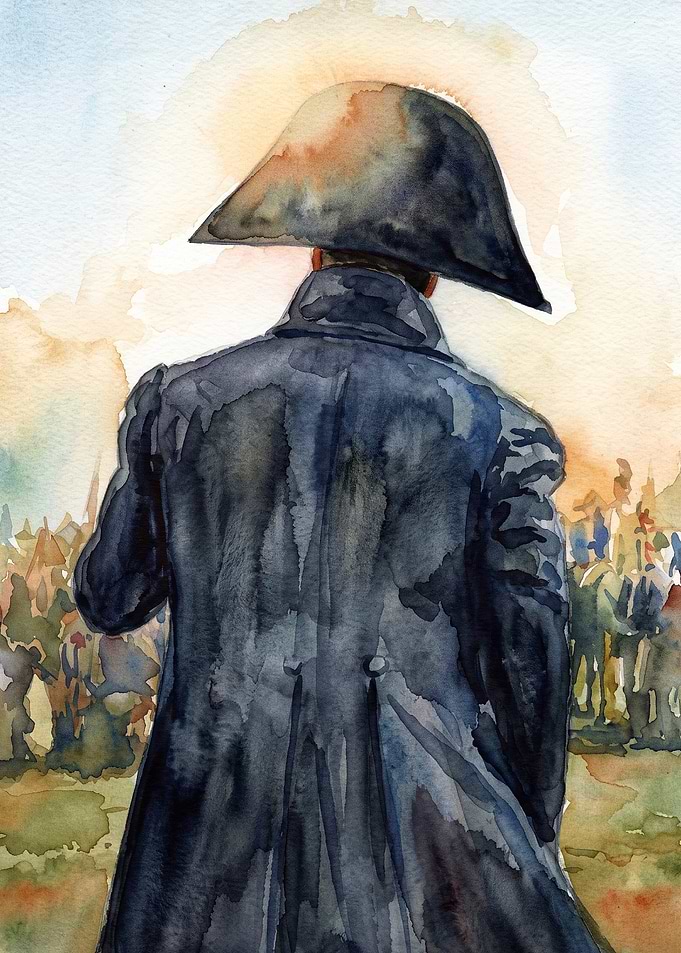 Emperor General Watercolor Art