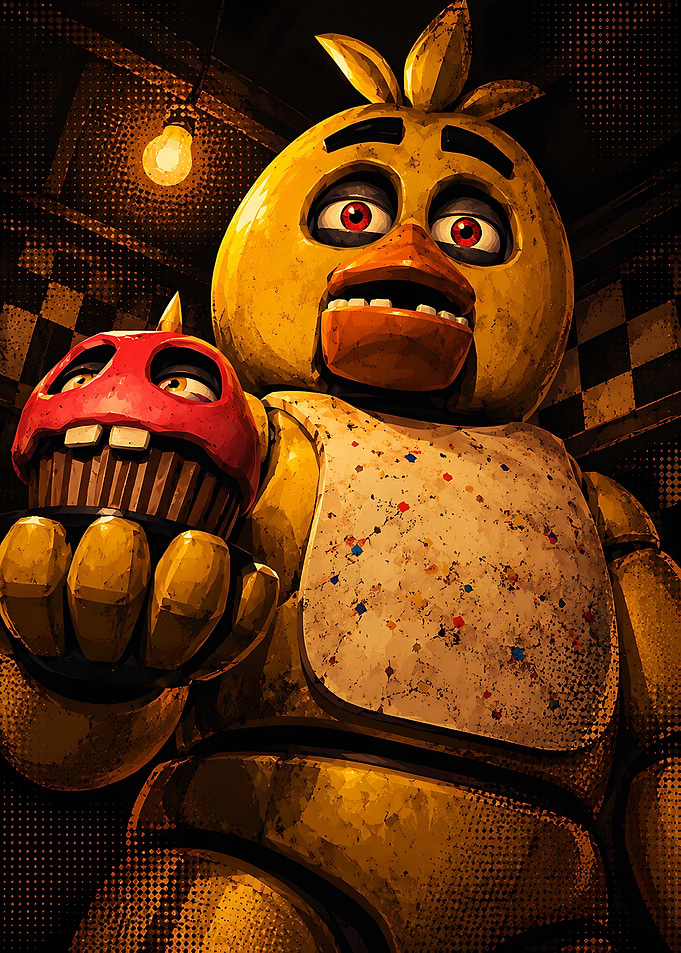 Chica the Chicken with Cupcake