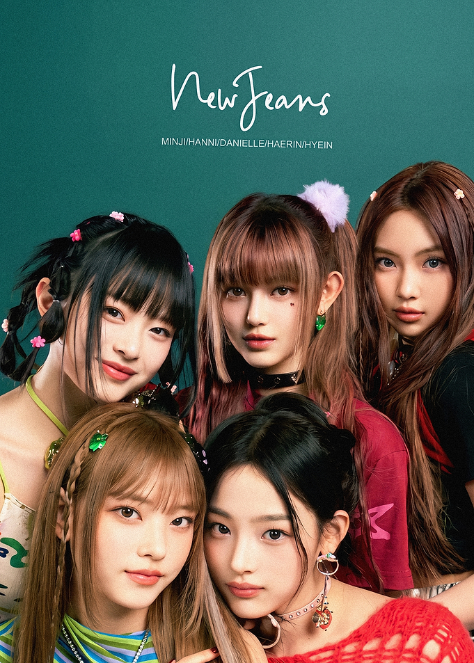 NewJeans K-pop Group Portrait