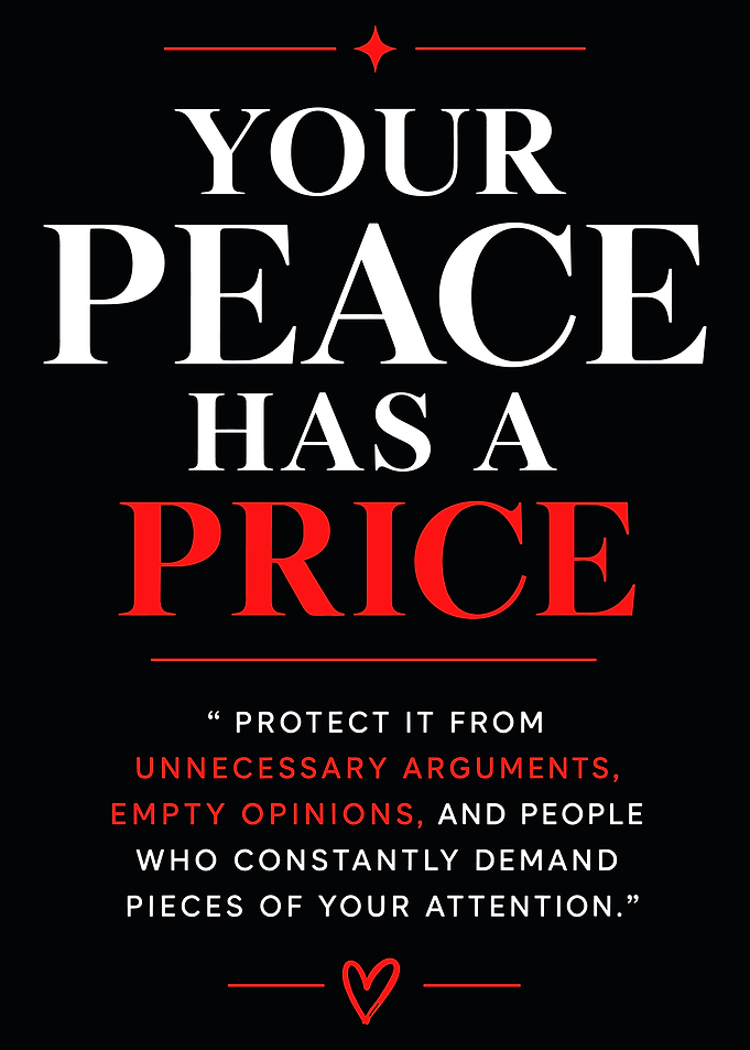 Your Peace Has A Price Quote