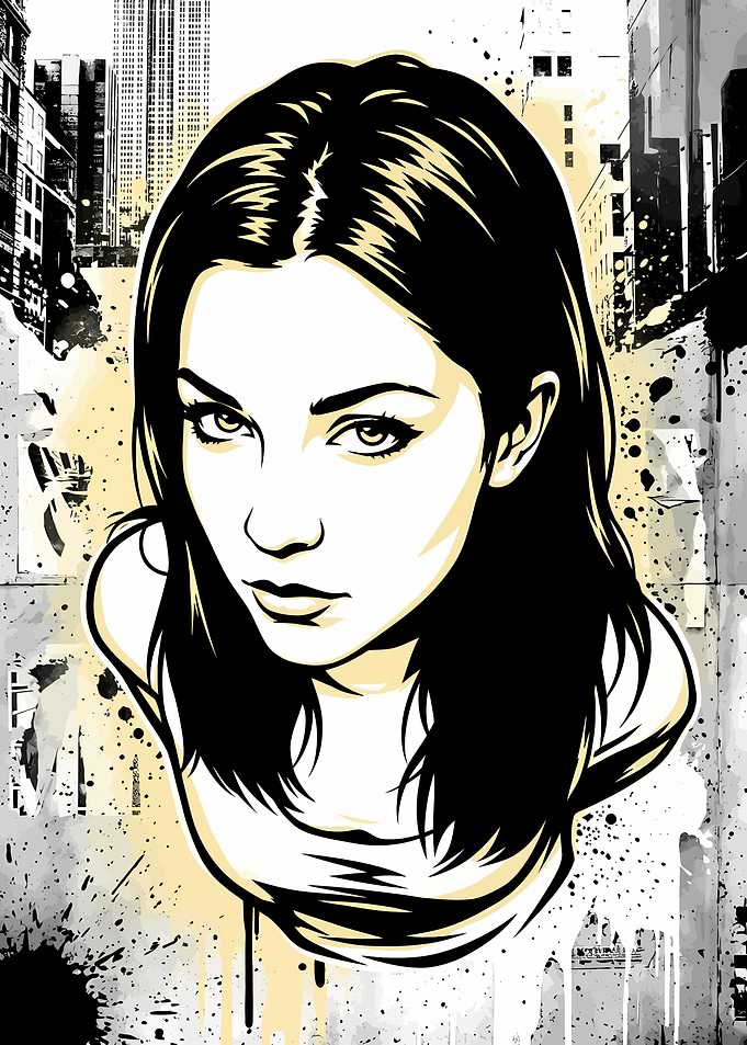 Urban Portrait of a Young Woman