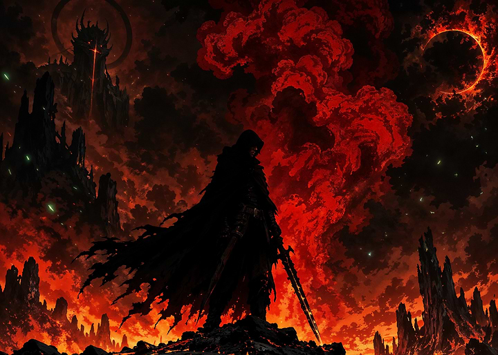 Ashborn — Silhouette in the Embers