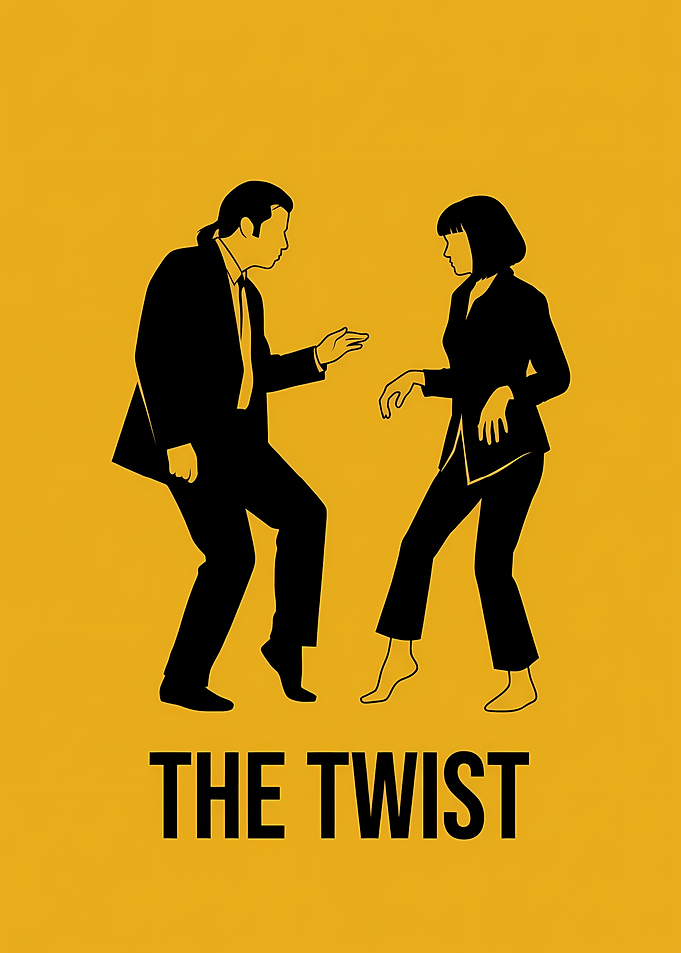 Pulp Fiction Twist Dance Poster