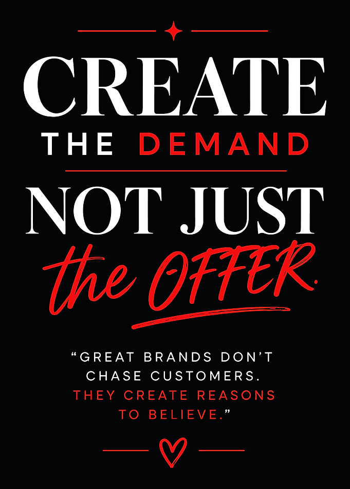 Create the Demand Inspirational Quote Poster
